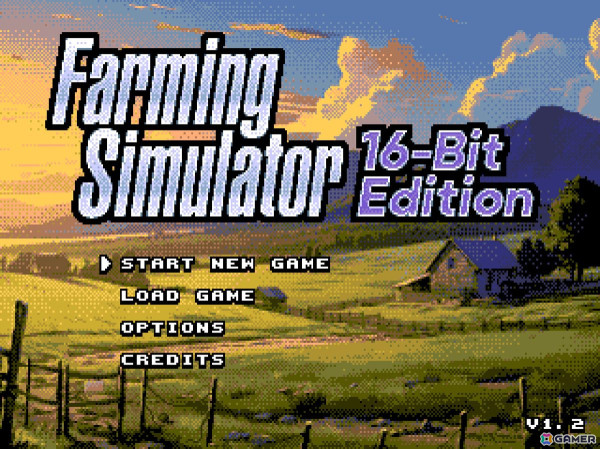 MD互換機向けソフト「Farming Simulator 16-Bit Edition」がレトロカートリッジコレクターズ版として発売決定！の画像