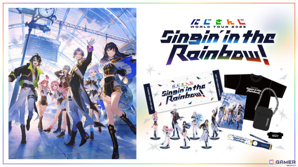 「にじさんじ WORLD TOUR 2025 Singin' in the Rainbow！」ライブツアー＆仙台公演のグッズ販売が5月10日11時よりにじさんじオフィシャルストアで開始！の画像1