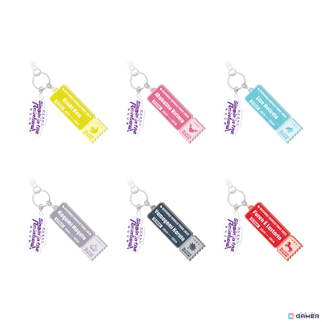 「にじさんじ WORLD TOUR 2025 Singin' in the Rainbow!」ライブツアー&仙台公演のグッズ販売が5月10日11時よりにじさんじオフィシャルストアで開始!の画像