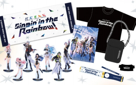 「にじさんじ WORLD TOUR 2025 Singin' in the Rainbow！」ライブツアー＆仙台公演のグッズ販売が5月10日11時よりにじさんじオフィシャルストアで開始！