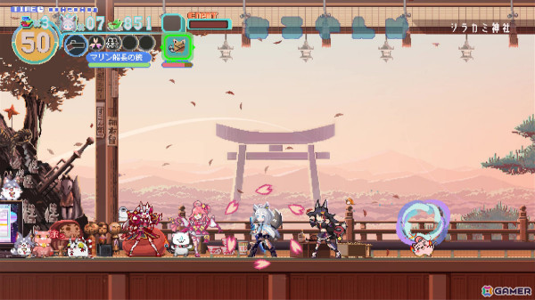 白上フブキさんがホロアースを駆け抜ける2Dドットアクション「FUBUKI ～zero in on Holoearth～」が配信！の画像