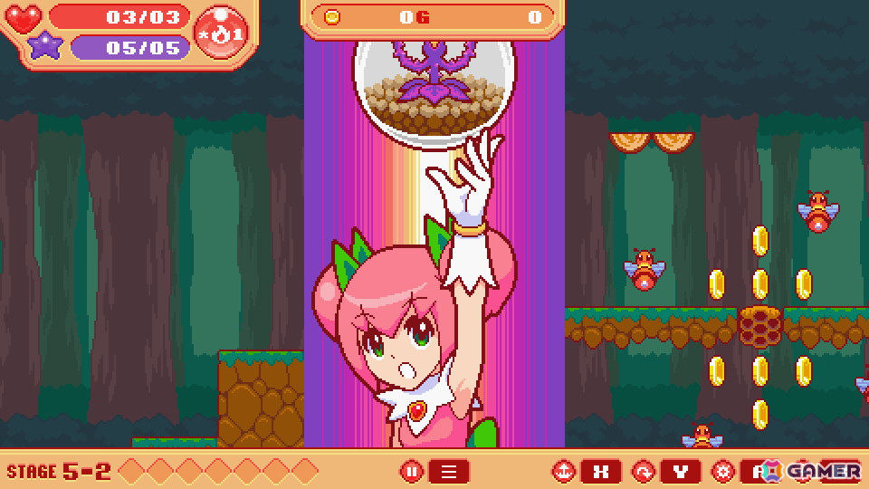 「魔法少女クリティカル DELUXE」のデモ版がSteamで公開！異世界に飛ばされた魔法少女を操作する横スクロールアクションゲームの画像7