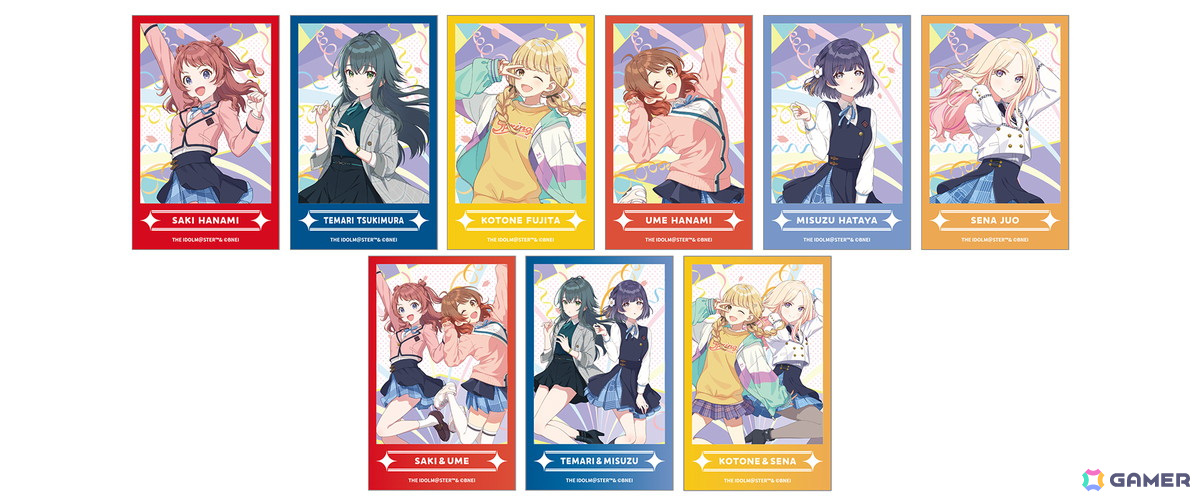 C賞:インスタントフォト風シート 全9種/ランダム