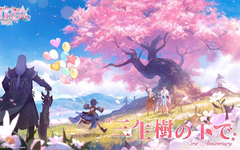 「AZUREA-空の唄-」のリリース三周年記念イベントが開催!お花見イベントや周年コンサートなどを実施中