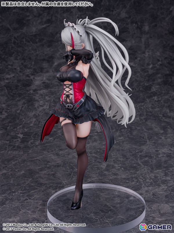 「アズレン」プリンツ・オイゲンが1/7スケールフィギュアで登場!Live2D着せ替え「この夜に酔いしれ」をモチーフに立体化の画像