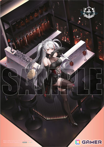 「アズレン」プリンツ・オイゲンが1/7スケールフィギュアで登場！Live2D着せ替え「この夜に酔いしれ」をモチーフに立体化の画像3