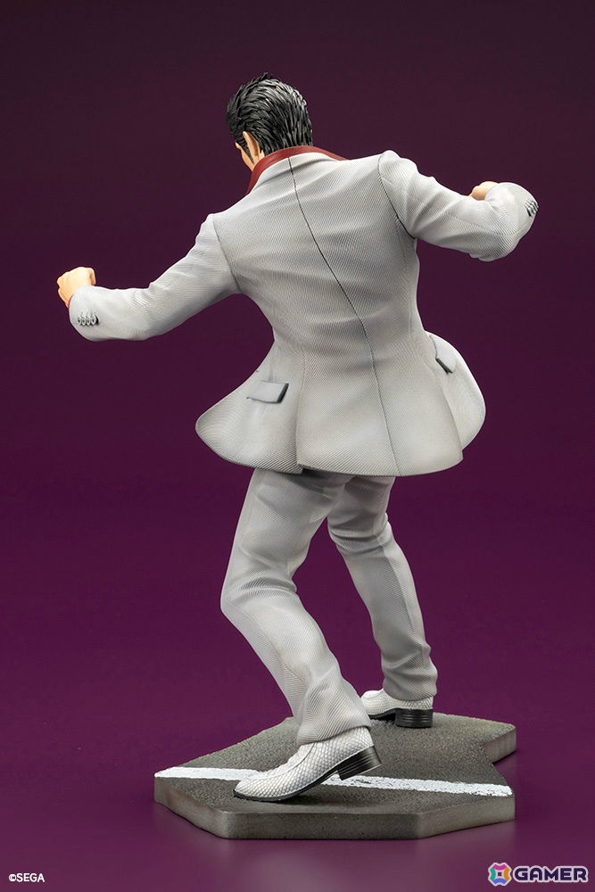 「龍が如く」桐生一馬が渾身のバトルポーズで1/6スケールフィギュアに!特製アクリルブロックがコトブキヤショップ限定特典として付属の画像