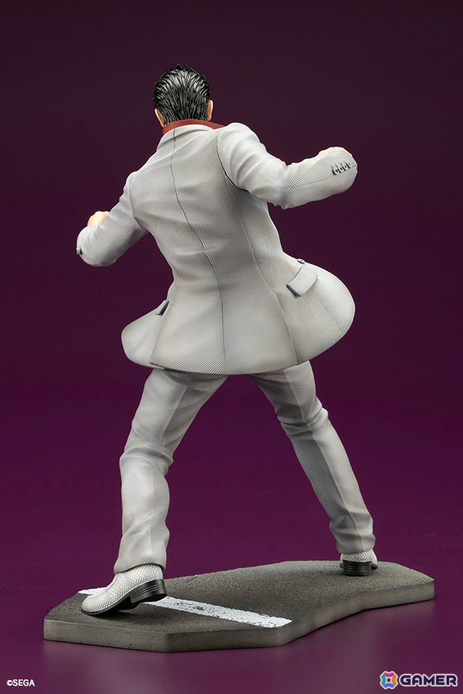 「龍が如く」桐生一馬が渾身のバトルポーズで1/6スケールフィギュアに!特製アクリルブロックがコトブキヤショップ限定特典として付属の画像