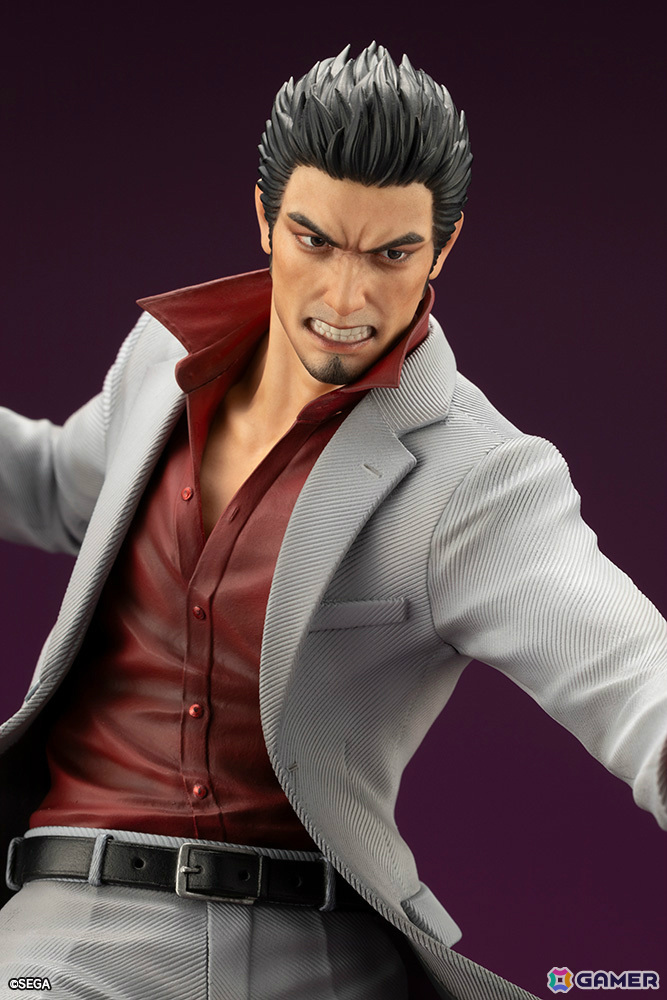 「龍が如く」桐生一馬が渾身のバトルポーズで1/6スケールフィギュアに!特製アクリルブロックがコトブキヤショップ限定特典として付属の画像