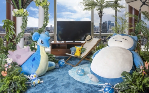 ポケモンたちとビーチリゾート気分を満喫！グランド ハイアット 東京で「ポケモン コラボレーション サマー 2025」が6月20日より開催