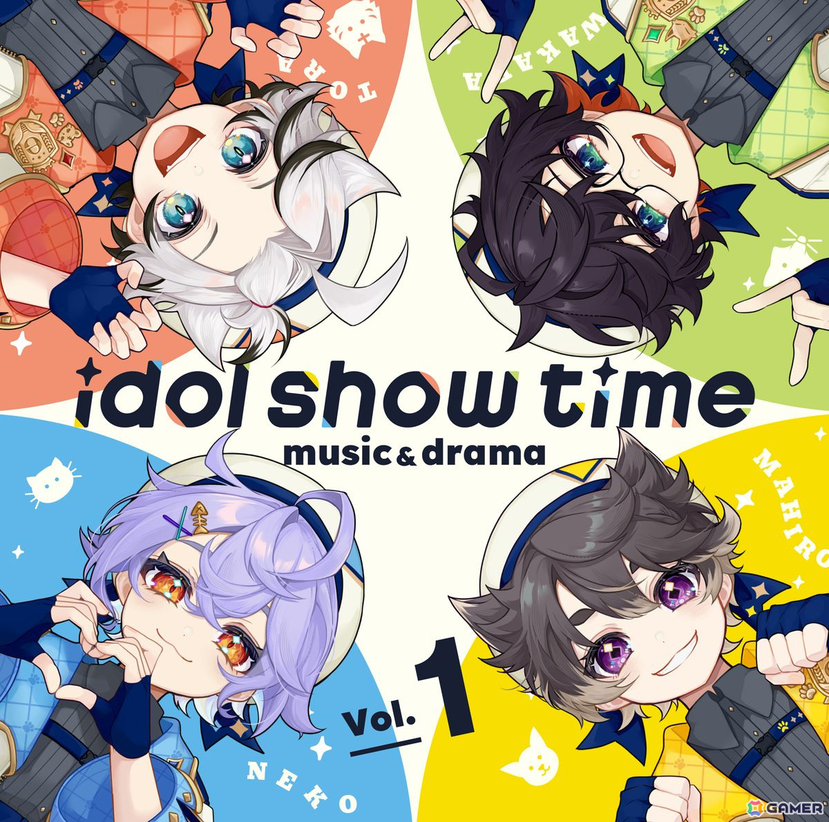 女性声優が演じる少年アイドルプロジェクト「idol show time」緒方恵美さん、朴璐美さんが演じる兄弟アイドルデュオ“lμne”が公開!の画像