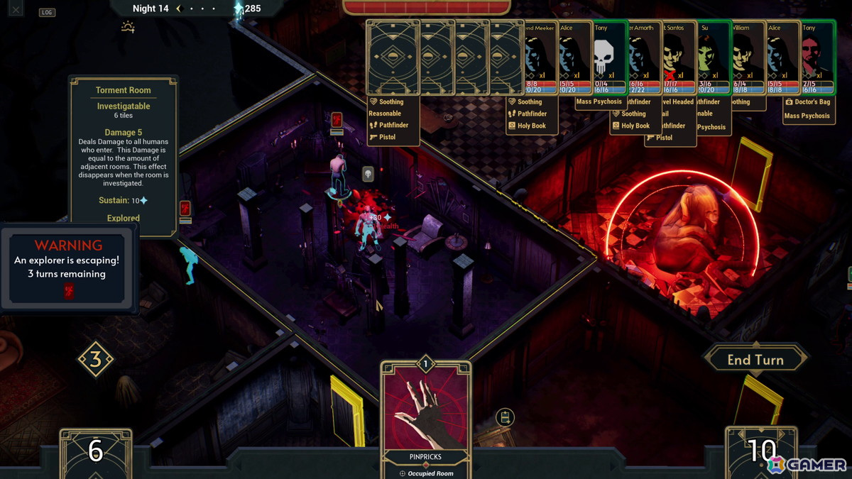 恐怖の館となって人間を陥れていくデッキ構築ローグライクゲーム「Deck of Haunts」のSteam版が5月7日に発売！コンソール版は2025年後半に登場の画像3