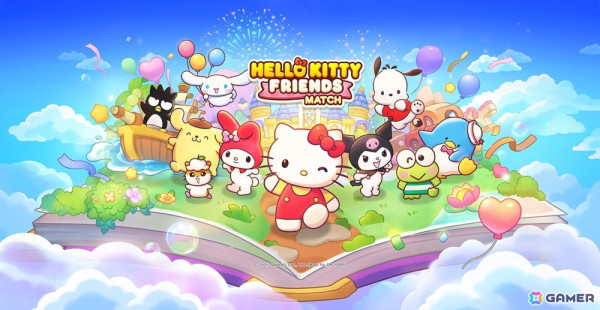 マッチ3パズル「ハローキティフレンズマッチ」が2025年上半期にグローバルリリース！パズルに加えてコスチュームの収集要素なども搭載の画像1