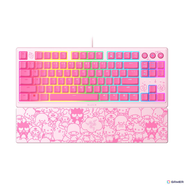 Razer、サンリオキャラクターとクロミをモチーフとしたゲーミングキーボード2モデルを4月25日に発売！予約受付も実施中の画像1