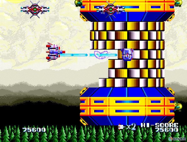戦闘機とロボットを切り替えて戦うSTG「アーケードアーカイブス 戦え！ビッグファイター」がSwitchで4月17日、PS4で4月19日に配信！の画像
