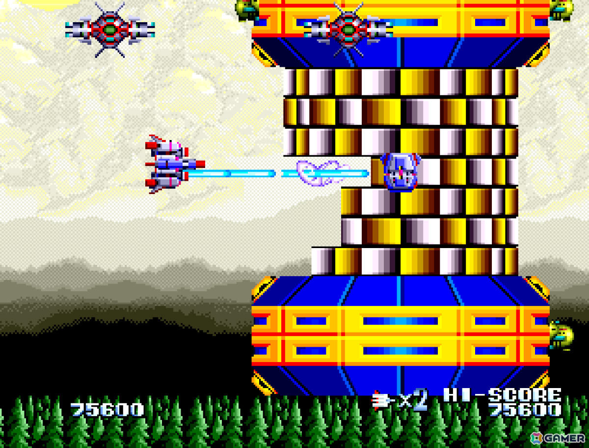 戦闘機とロボットを切り替えて戦うSTG「アーケードアーカイブス 戦え！ビッグファイター」がSwitchで4月17日、PS4で4月19日に配信！の画像5