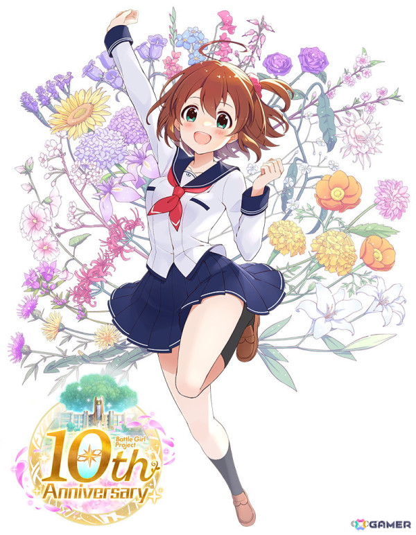 「バトルガール ハイスクール」10周年記念ロゴ＆キービジュアルが公開！「SUZURI」でのグッズ販売もの画像2
