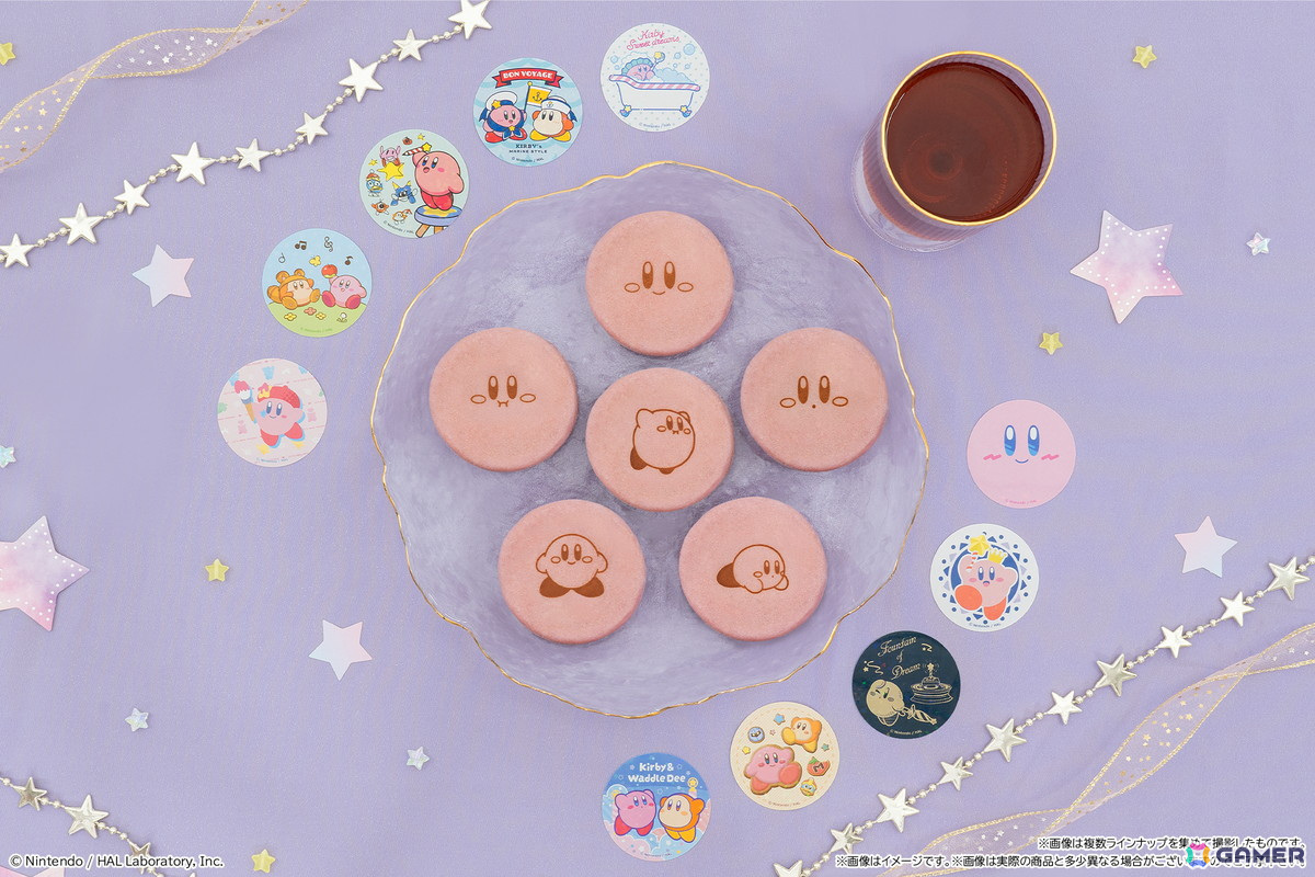 カービィの様々な焼き印が楽しめる「星のカービィ まんまる焼き 2025」が4月22日より全国のファミマで発売！封入されるシールは全10種の画像