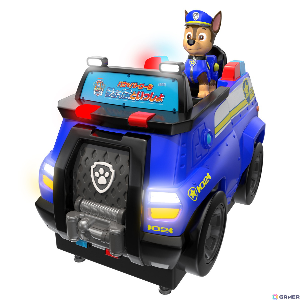最大子供2人乗りで楽しめる「パウ・パトロール チェイスといっしょ」が 最大子供2人乗りで楽しめる「パウ・パトロール チェイスといっしょ」が