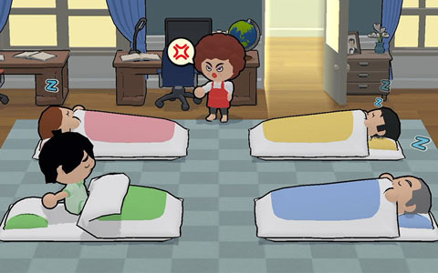 限界ギリギリまで夜ふかしして遊ぼう！カジュアルパーティーゲーム「バレずに夜ふかし」がSwitch/Steamでリリース