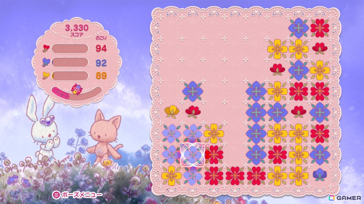 絵本風パズルゲーム「ルクちゃんのハートバルーン」のXbox Series X|S版が4月20日に配信！お花を集めてハートバルーンを作ろうの画像4