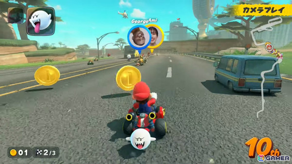 「マリオカート ワールド」新コースやチャージジャンプ、リワインドなどの新アクション、料理をテイクアウトできるお店「Yoshi's」などゲームの魅力を一挙紹介！の画像