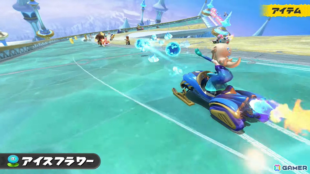 「マリオカート ワールド」新コースやチャージジャンプ、リワインドなどの新アクション、料理をテイクアウトできるお店「Yoshi's」などゲームの魅力を一挙紹介!の画像