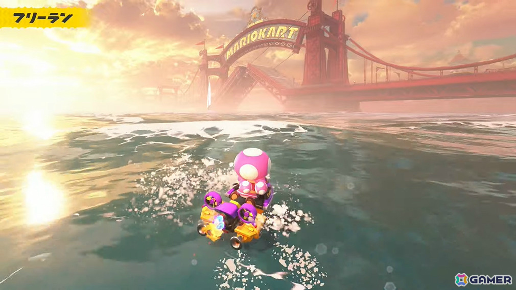 「マリオカート ワールド」新コースやチャージジャンプ、リワインドなどの新アクション、料理をテイクアウトできるお店「Yoshi's」などゲームの魅力を一挙紹介!の画像