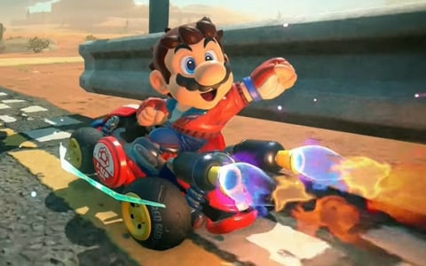 「マリオカート ワールド」新コースやチャージジャンプ、リワインドなどの新アクション、料理をテイクアウトできるお店「Yoshi's」などゲームの魅力を一挙紹介！の画像
