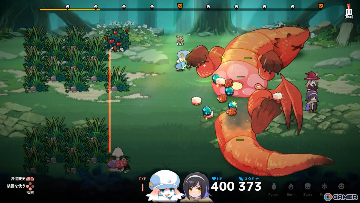 立ちふさがるモノはバラして喰らえ!飯でパーティーを支援するサバイバルアクション「奈落のキッチン」のSteamページが公開の画像