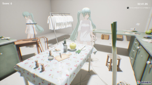 初音ミクを操作する体験型脱出×MVゲーム「KOEGASURU」がSteamで4月25日に無料配信！ゲームプレイの様子が“あなただけのMV”にの画像