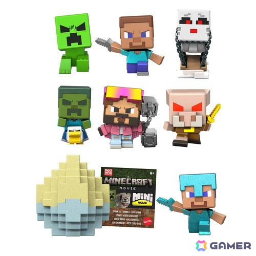 「マインクラフト/ザ・ムービー」俳優陣やマイクラのキャラ、日本語吹替キャストの顔が並んだ日本オリジナルアートが公開!の画像