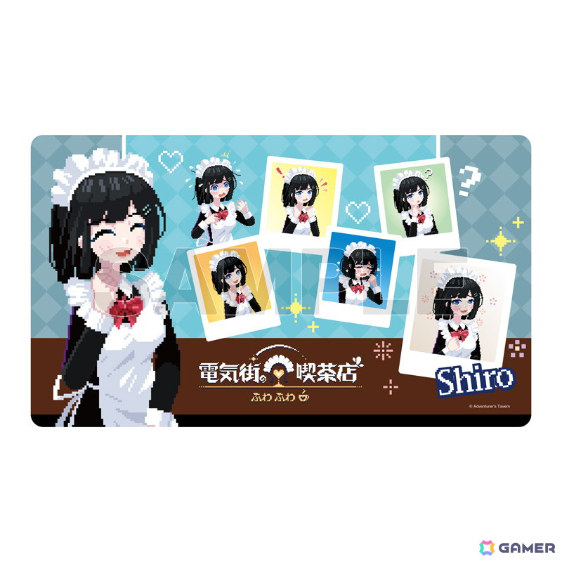 「電気街の喫茶店」がポップアップストアが4月29日よりゲーマーズなんば店とゲーマーズオンラインショップにて開催!アクスタ、缶バッジ、デスクマットなどを販売の画像