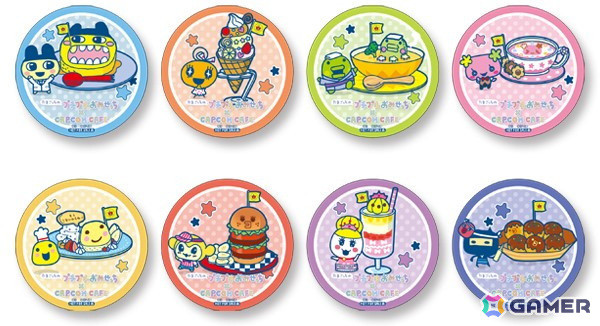 たまごっちのプチプチおみせっち」とカプコンカフェによるコラボグッズ