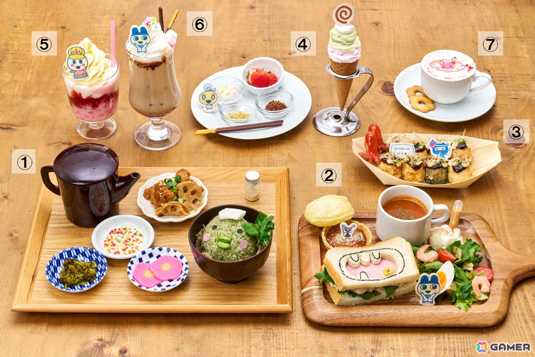 たまごっちのプチプチおみせっち」とカプコンカフェによるコラボグッズ