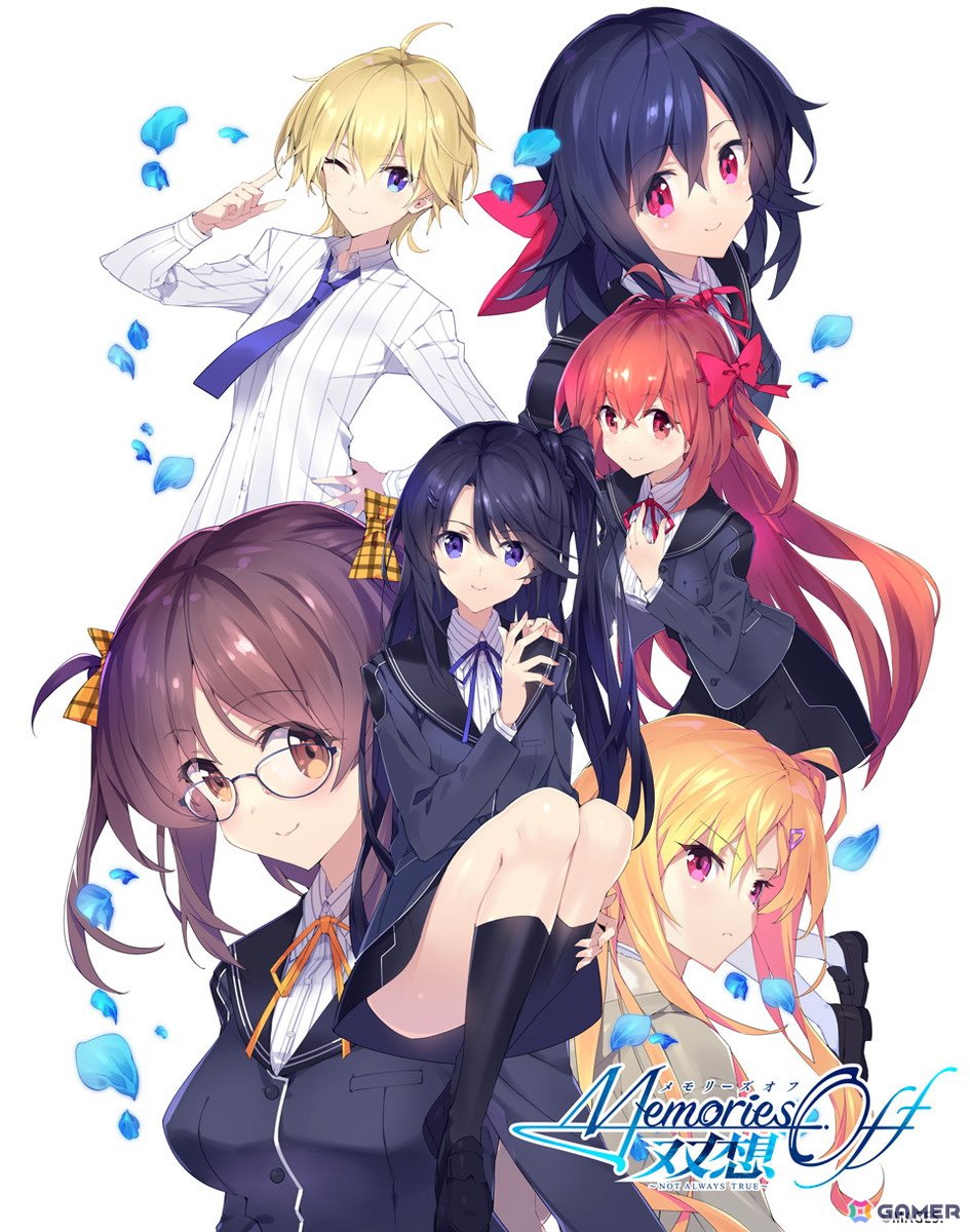 隠しキャラクターを加えたヒロイン集合ビジュアル