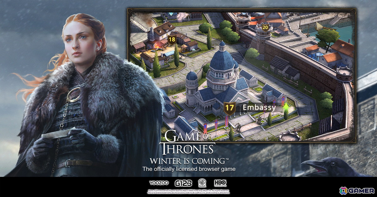 「ゲーム・オブ・スローンズ」の世界を楽しめるストラテジーゲーム「Game of Thrones Winter is Coming」G123で正式サービス開始！の画像