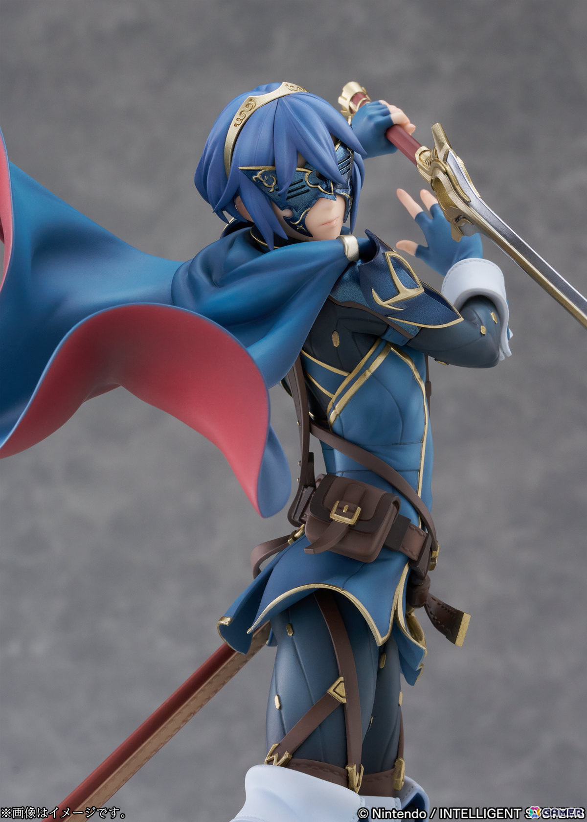 「ファイアーエムブレム 覚醒」のルキナが1/7スケールフィギュアで登場!仮面姿のパーツも付属の画像