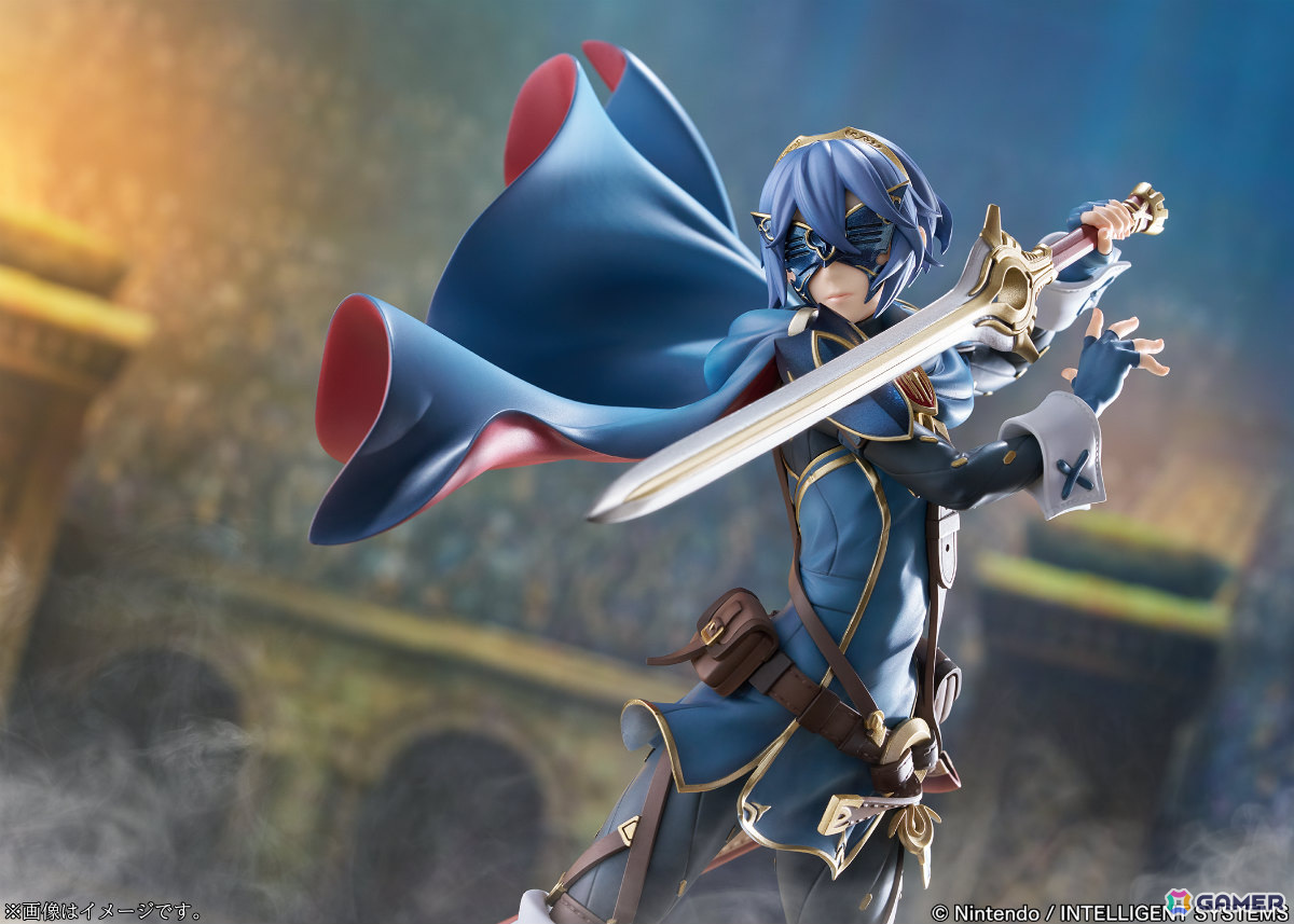 「ファイアーエムブレム 覚醒」のルキナが1/7スケールフィギュアで登場!仮面姿のパーツも付属の画像