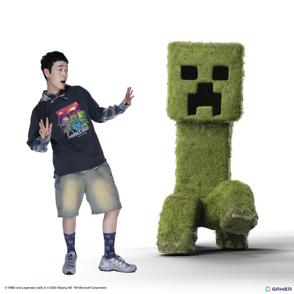 WEGOと映画「マインクラフト／ザ・ムービー」のコラボアイテムが4月25日より発売！Tシャツ、帽子、トートバッグなどが登場の画像
