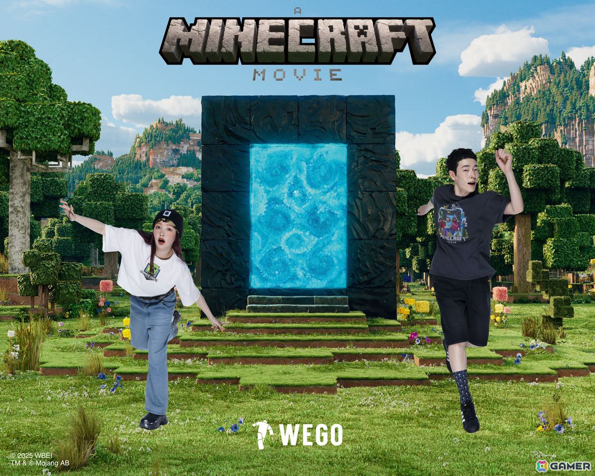 WEGOと映画「マインクラフト/ザ・ムービー」のコラボアイテムが4月25日より発売!Tシャツ、帽子、トートバッグなどが登場の画像