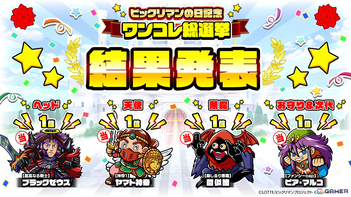 「ビックリマン・ワンダーコレクション」で「ワンコレ1周年キャンペーン」が開催!最大100連無料ガチャが登場の画像