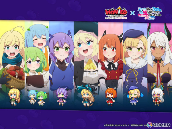放置型ARPG「Supervillain Wanted」とTVアニメ「スライム倒して300年