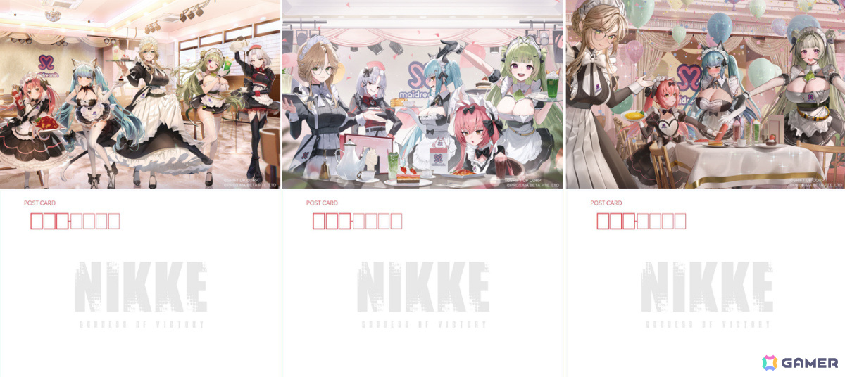 「勝利の女神:NIKKE」日本初となるコラボカフェが5月30日より“めいどりーみん”6店舗で開催!の画像