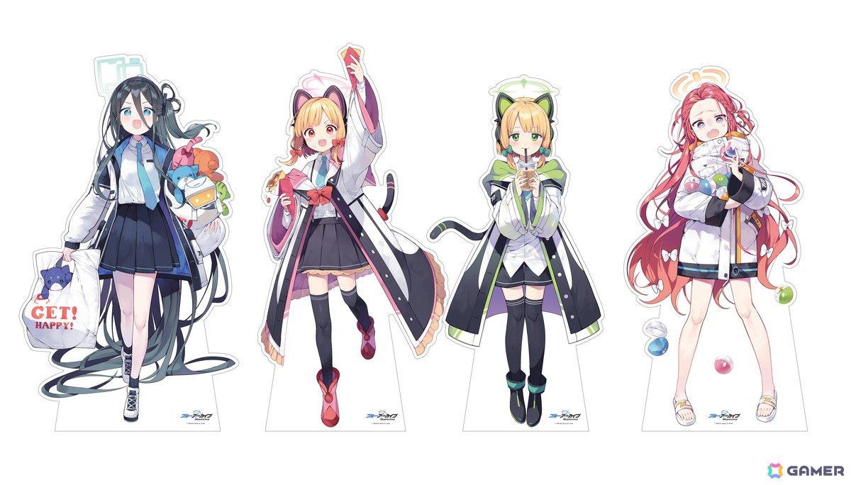 「ブルアカ」とタイトーステーションのコラボキャンペーンが5月17日より開催!アリス、モモイ、ミドリ、ユズのオリジナルプライズやグッズを展開の画像