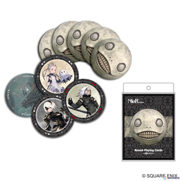 「NieR」シリーズより15周年記念ロゴをデザインしたキーホルダーやTシャツが登場！1,000ピースジグソーパズル、トランプなどもの画像