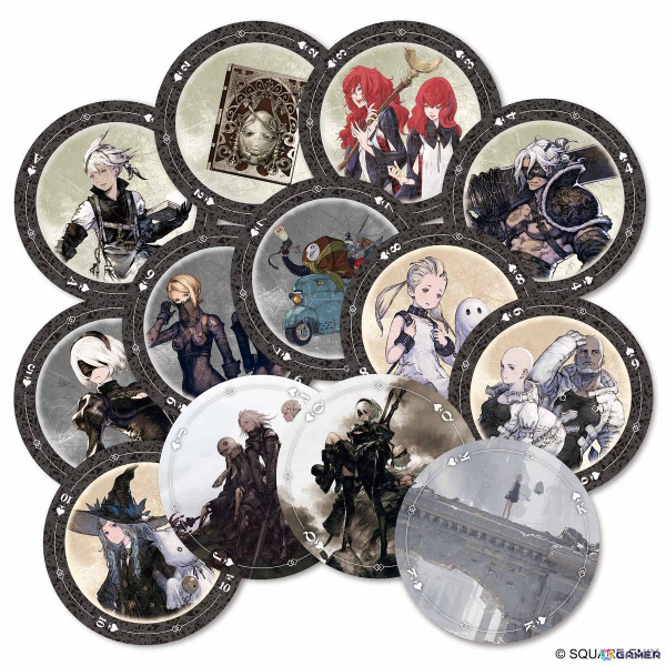 「NieR」シリーズより15周年記念ロゴをデザインしたキーホルダーやTシャツが登場！1,000ピースジグソーパズル、トランプなどもの画像
