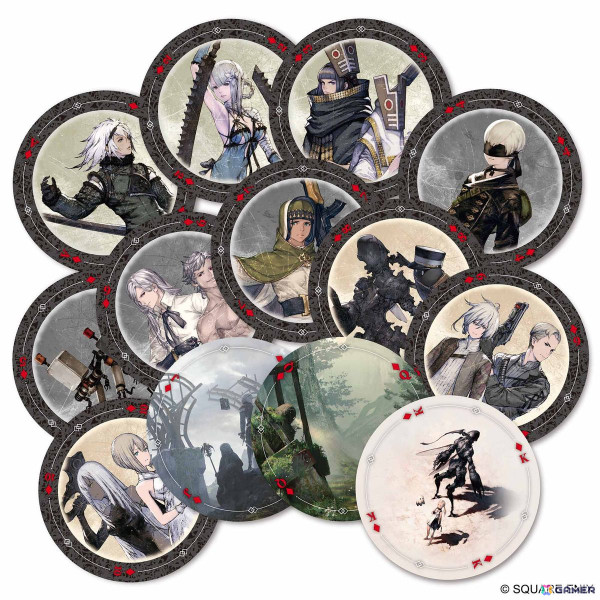 「NieR」シリーズより15周年記念ロゴをデザインしたキーホルダーやTシャツが登場！1,000ピースジグソーパズル、トランプなどもの画像