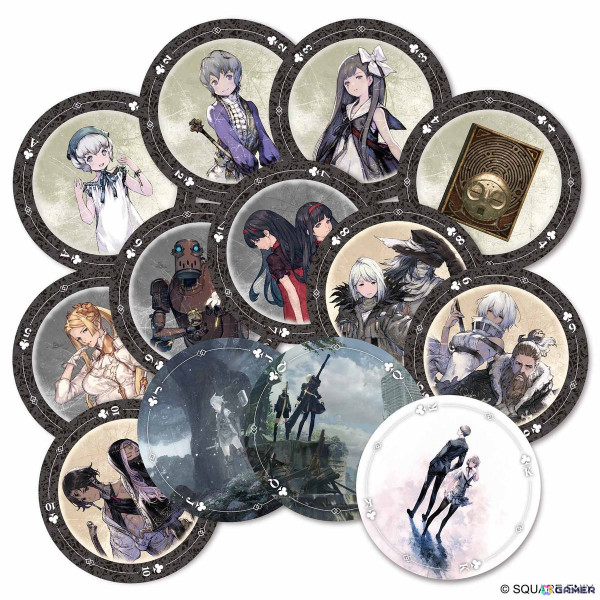 「NieR」シリーズより15周年記念ロゴをデザインしたキーホルダーやTシャツが登場！1,000ピースジグソーパズル、トランプなどもの画像