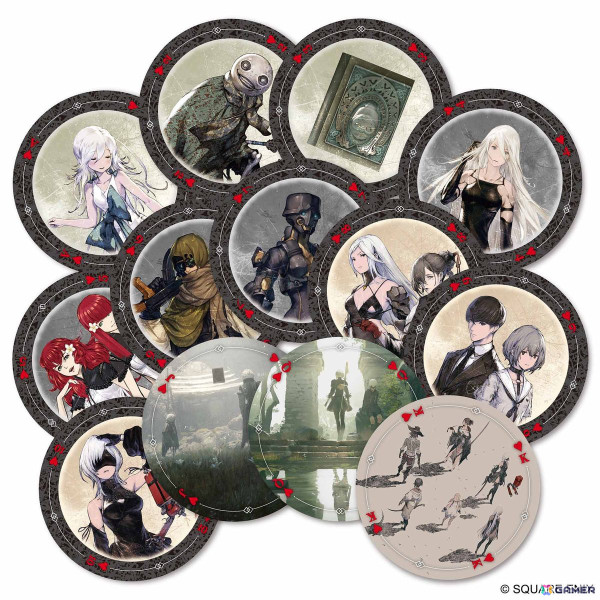 「NieR」シリーズより15周年記念ロゴをデザインしたキーホルダーやTシャツが登場！1,000ピースジグソーパズル、トランプなどもの画像